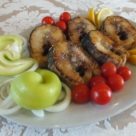 Осетрина на сковороде